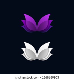 butterfly logo ready to use
