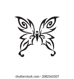 butterfly logo simple clean and elegance