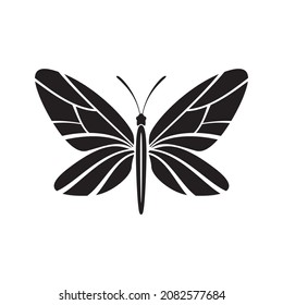 butterfly logo simple clean and elegance