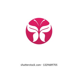 Butterfly logo and symbol