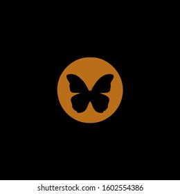 butterfly logo. symbol design and vector