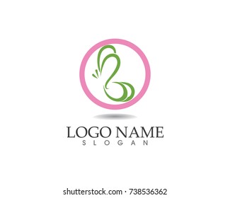 Butterfly logo and symbols 