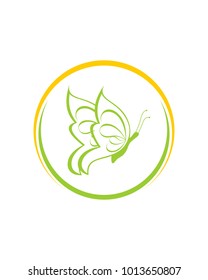 Butterfly logo template