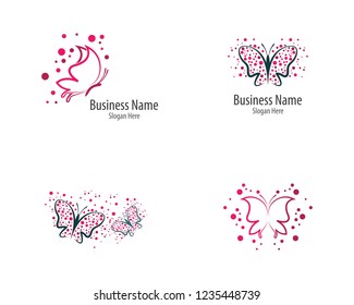Butterfly logo template
