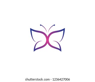 Butterfly logo template