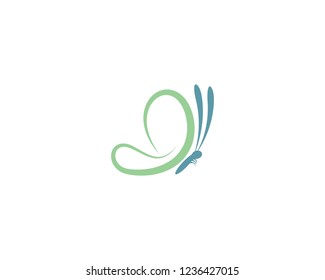Butterfly logo template