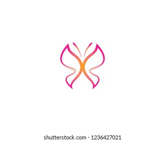 Butterfly logo template