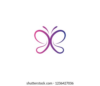 Butterfly logo template