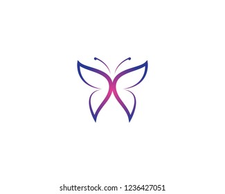 Butterfly logo template