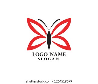 Butterfly logo template