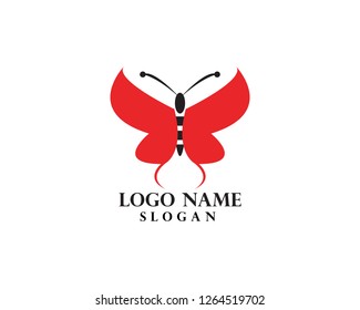 Butterfly logo template