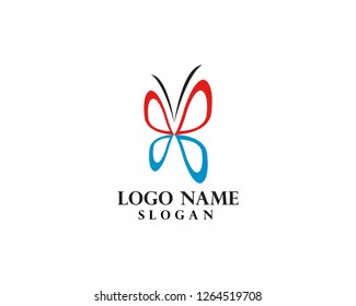 Butterfly logo template