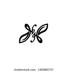 butterfly logo template