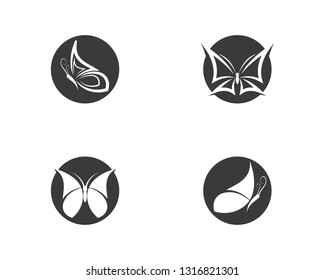 Butterfly logo template