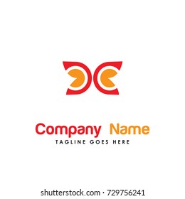 butterfly logo template