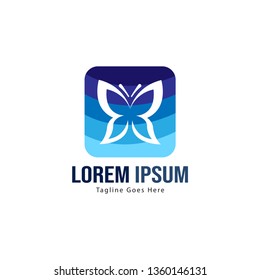 Butterfly logo template design