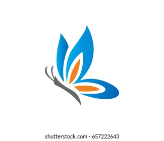 Butterfly Logo Template Design Vector, Emblem, Design Concept, Creative Symbol, Icon