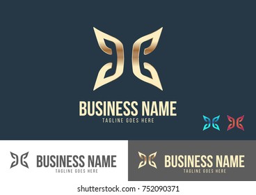 Butterfly Logo Template Design Vector 