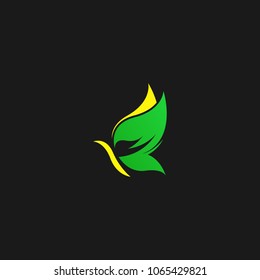 Butterfly logo template icon design. Vector illustration
