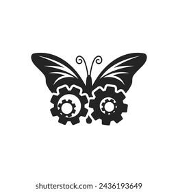 Butterfly Logo template Isolated. Brand Identity. Icon Abstract Vector graphic