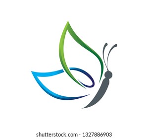 Butterfly Logo Template vector design