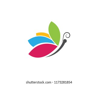Butterfly Logo Template Vector icon design