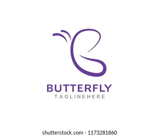 Butterfly Logo Template Vector icon design