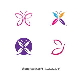 Butterfly Logo Template Vector icon design