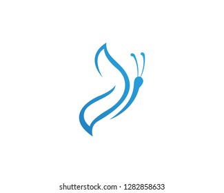 Butterfly logo template vector icon illustration - Vector