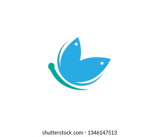 Butterfly Logo Template Vector icon design - Vector