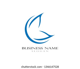 Butterfly Logo Template Vector icon design - Vector