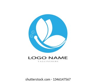 Butterfly Logo Template Vector icon design - Vector