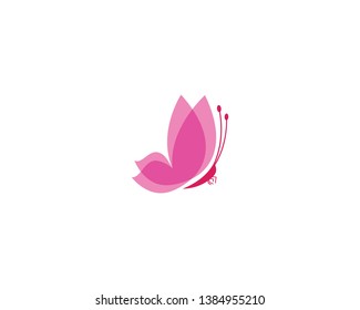 Butterfly logo template vector icon