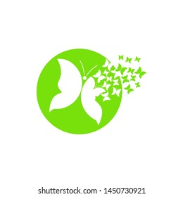 Butterfly Logo Template Vector Icon Illustration
