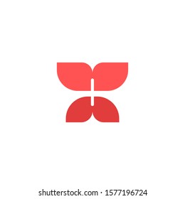 Butterfly logo template vector icon design
