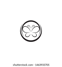 Butterfly Logo template Vector illustration