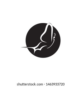 Butterfly Logo template Vector illustration