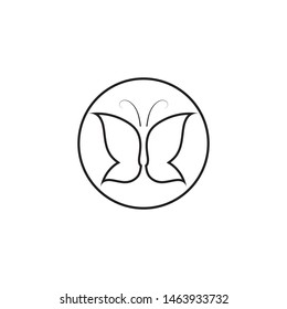 Butterfly Logo template Vector illustration