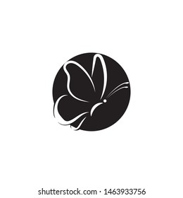 Butterfly Logo template Vector illustration