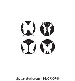 Butterfly Logo template Vector illustration