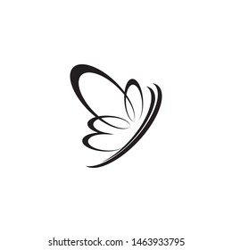 Butterfly Logo template Vector illustration