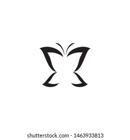 Butterfly Logo template Vector illustration
