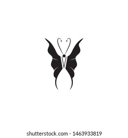 Butterfly Logo template Vector illustration