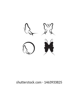 Butterfly Logo template Vector illustration