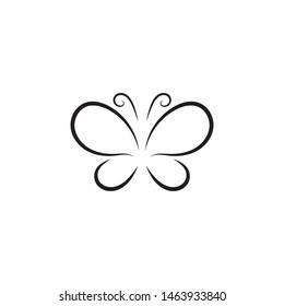 Butterfly Logo template Vector illustration