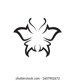 Butterfly Logo template Vector illustration.
