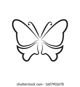 Butterfly Logo Template Vector Illustration Stock Vector (Royalty Free ...