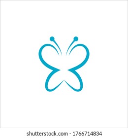 Butterfly Logo template Vector illustration