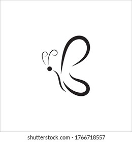 Butterfly-Logo-Vorlage, Vektorgrafik