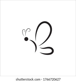 Butterfly Logo template Vector illustration